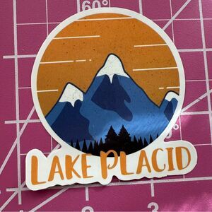 💜13/$13 +Bundle Sticker Sale | Travel Lake Placid NY Waterproof Sticker